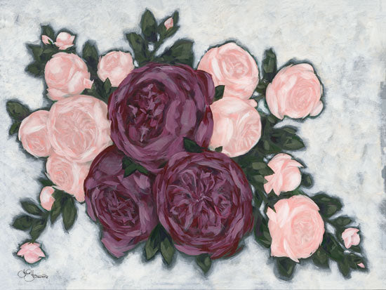 Hollihocks Art HH141 - HH141 - English Roses - 16x12 Roses, Flowers, English Roses from Penny Lane