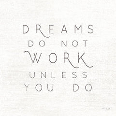JAXN321 - Dreams Do Not Work Unless…  - 12x12