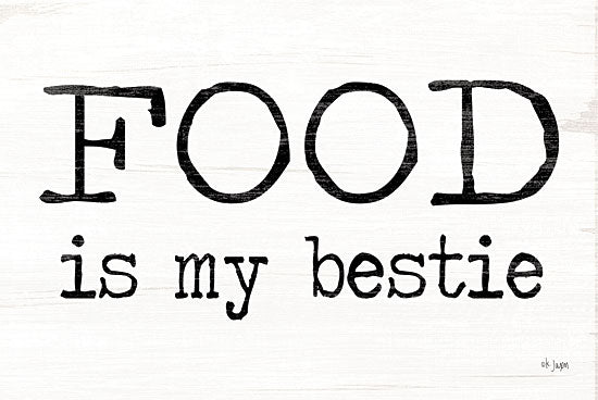 Jaxn Blvd. JAXN331 - Food is My Bestie - 18x12 Food, Kitchen, Humorous, Signs from Penny Lane