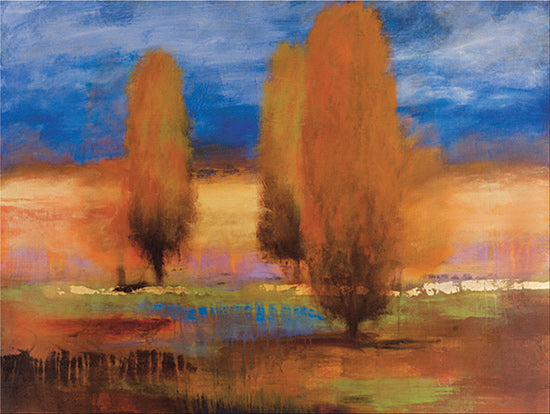 JG Studios JGS288 - JGS288 - Trees - 16x12 Trees, Abstract, Landscape, Pond from Penny Lane