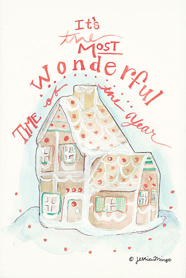 Jessica Mingo JM128 - It's the Most Wonderful Time of the Year It's the Most Wonderful Time, Gingerbread House from Penny Lane