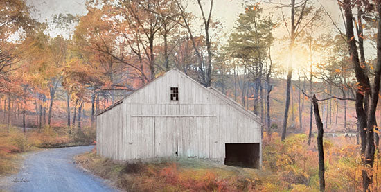 Lori Deiter LD1882 - LD1882 - Fall at the Barn - 18x9 Fall, Barn, Countryside, Trees from Penny Lane