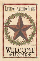 LS1750 - Welcome Home Barn Star - 12x18
