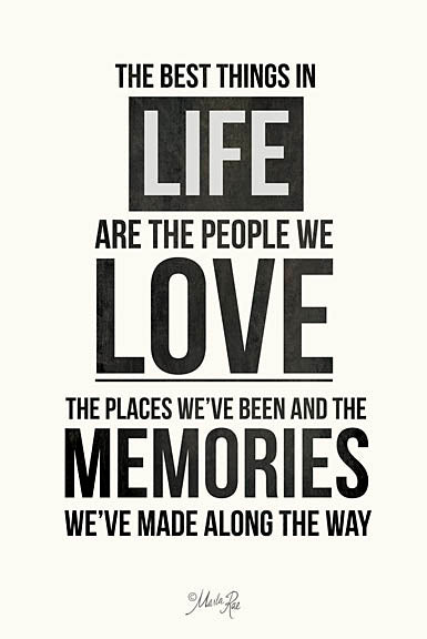 Marla Rae MA2207 - The Best Things in Life - Live, Love, Signs from Penny Lane Publishing