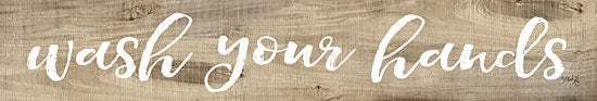 Marla Rae MAZ5531 - MAZ5531 - Wash Your Hands - 24x4 Wash Your Hands, Bath, Children, Kid's Art, Rustic from Penny Lane