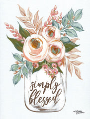 MN172 - Simply Blessed Flowers - 12x16