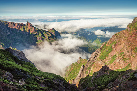 Martin Podt MPP450 - Over the Clouds  - 18x12 Mountains, Clouds, Mountain Range from Penny Lane