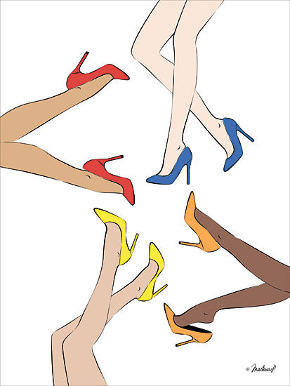 Martina Pavlova PAV181 - PAV181 - All the Sexy Ladies - 12x16 Abstract, Fashion, Shoes from Penny Lane