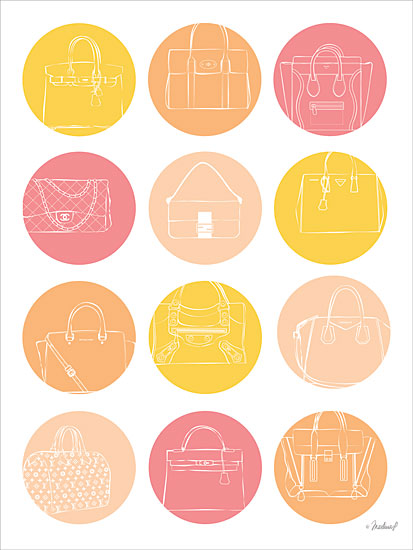 Martina Pavlova PAV188 - PAV188 - Handbag Treasures - 12x16 Abstract, Fashion, Handbags, Purses from Penny Lane