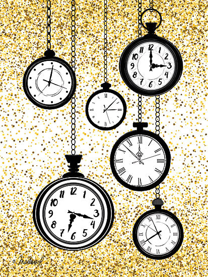 Martina Pavlova PAV201 - PAV201 - Glitter Watches - 12x16 Watches, Glitter, Gold, Vintage from Penny Lane