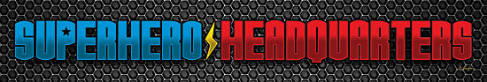 Lauren Rader RAD904A- Superhero Headquarters - Superhero, Headquarters, Signs from Penny Lane Publishing