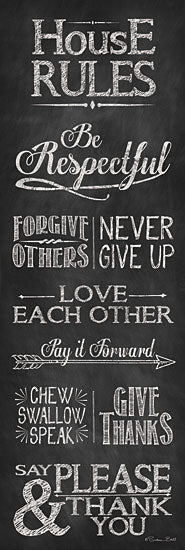 Susan Ball SB232 - House Rules - House Rules, Chalkboard, Signs from Penny Lane Publishing